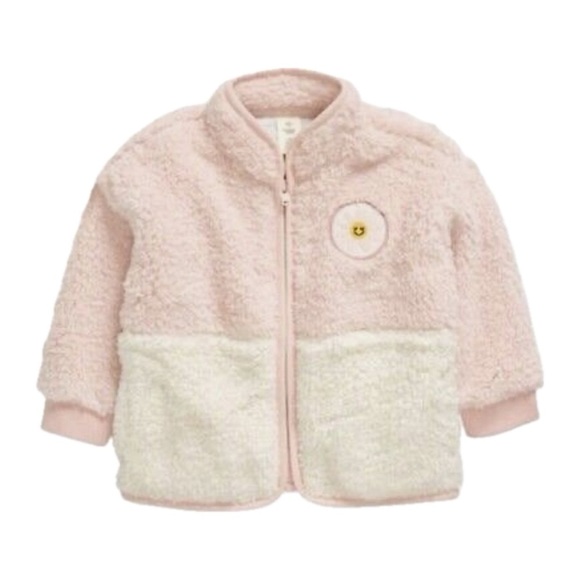 Tucker & Tate Pink and White Sherpa Jacket - Picture 1 of 6